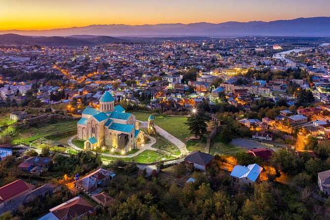 2-Day Kutaisi Tour: Caves, Canyons & Soviet Sanatoriums - Bagrati Cathedral above Kutaisi