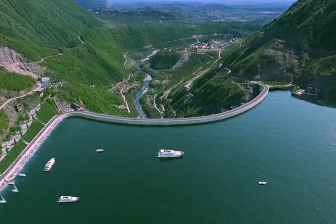 3-Day Private Mestia and Ushguli Tour from Kutaisi - Hatsvali cable car and views toward Ushba