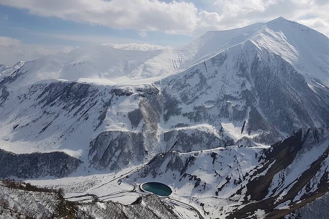 3 days private tour in Georgia - Stepantsminda and the view toward Mount Kazbek