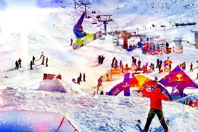 Ananuri, Gudauri ski resort, private tour - Gudauri’s eight ski runs and lift system