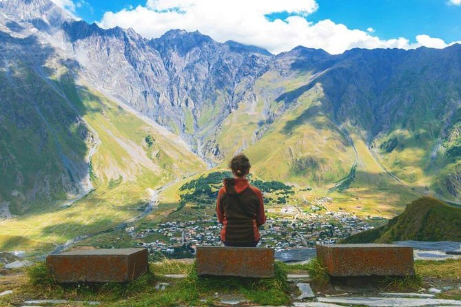 Bestseller Day Trip to Kazbeg/Gergeti Delicious Lunch at Rooms - Zhinvali Reservoir, your first mountain view