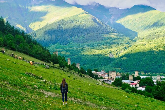 Causacus mountains at Majestic SVANETI and MESTIA from Kutaisi - Enguri Dam: a powerful first stop