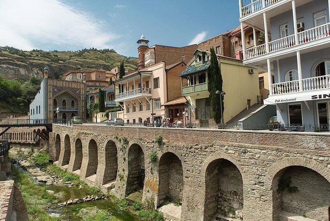 Classic Tbilisi Walking Tour - The Bridge of Peace over the Mtkvari River