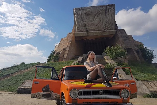 Concrete Giants Tour - The vintage Lada is part of the appeal
