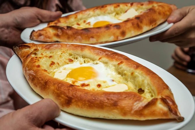 Cook True Ajarian Khachapuri and Khinkali in Highlanders Style - Folding khinkali by hand