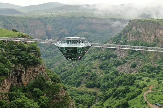 Dashbashi Canyon, Glass Bridge, Bicycle Zip Line, Swing, Private Full Day Tour - Leaving Tbilisi in a private car