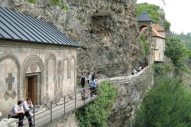 Day Tour to Georgian sky venice, Soviet city Chiatura - Mghvimevi Monastery carved into the rock