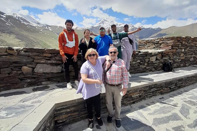 Day tour to mountains Jinvali lake, Ananuri, Kazbegi, Arch friendship - Gudauri, a high resort on the Georgian Military Highway