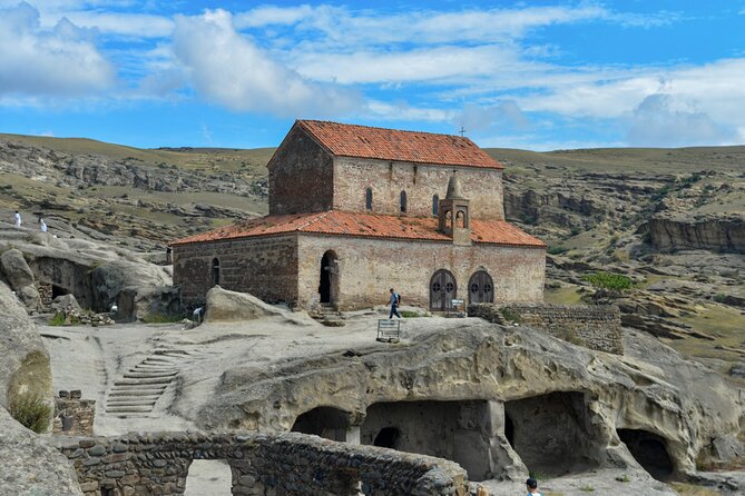 Day Trip to Mtskheta Gori and Uplistsikhe - Jvari Monastery above the river junction
