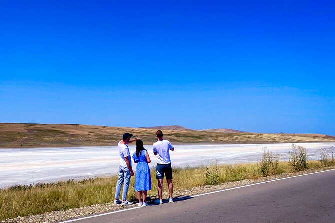 Day Trip to Rainbow Mountains and David Gareja - Kapatadze Lake and the snack stop