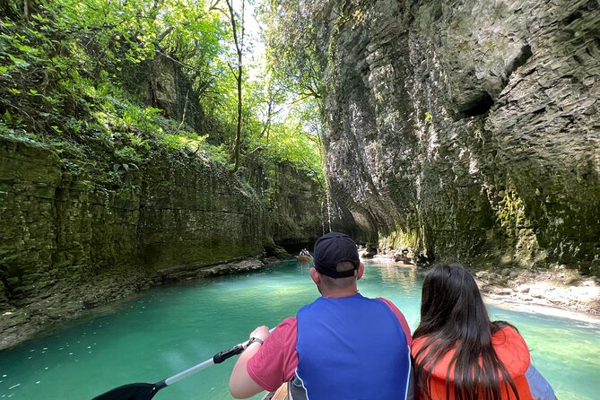 From Kutaisi: Martvili & Okatse Canyons & Cave Guided Tour - Prometheus Cave and its huge natural halls