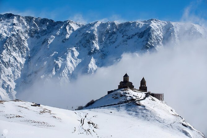 From Tbilisi Daytrip Kazbegi Gudauri & Zhinvali Guided Group Tour - Honey and chacha at Mleta add a local touch