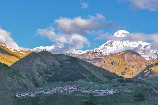 From Tbilisi: Kazbegi Day Tour, Gergeti Trinity, Ananuri &Gudauri - The 4WD ride to Gergeti Trinity Church
