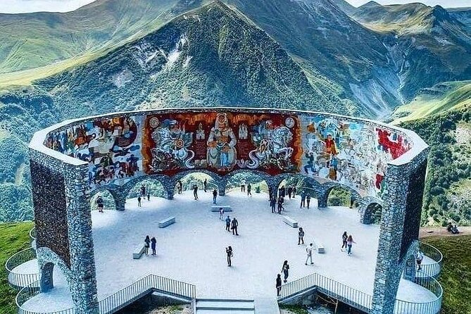 Full-day Tour in Tbilisi, Anauri, Gudauri, and Kazbegi - Ananuri Fortress and the Aragvi River