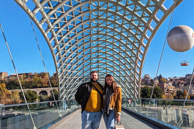 Instagrammable sites of Tbilisi private tour - Kaleidoscope’s stained-glass courtyard