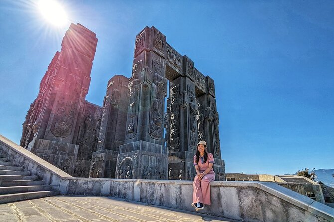 Instagrammable sites of Tbilisi private tour - Metekhi Cathedral and the first city views