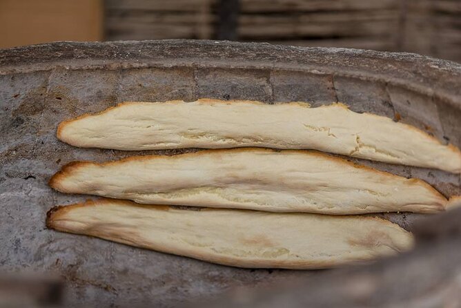 Kakheti All Inclusive Private Wine Tour Including Lunch - Badiauri bread, cheese, and the best small stop
