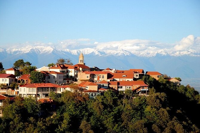 Kakheti;City of Love Sighnaghi, Bodbe. KTW. Wine House Group tour - Lunch with an Alazani Valley view