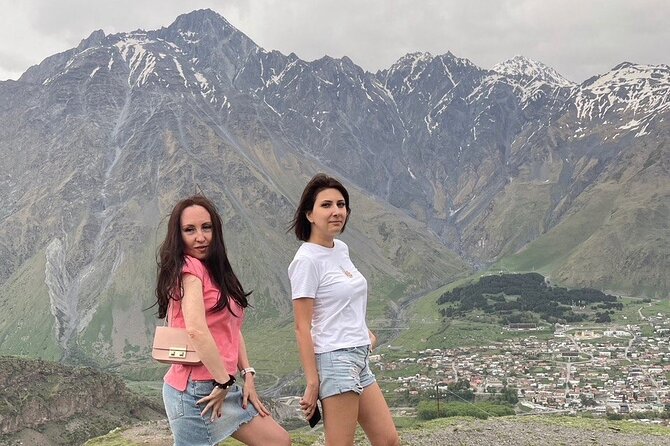 Kazbegi.All inclusive tour in Caucasus mountains - The Friendship Arch: a memorable Soviet-era viewpoint