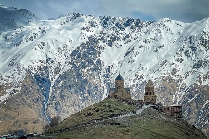 Kazbegi-Ananuri-Gudauri: Epic Views & History (Group) - Gergeti Trinity Church above Kazbegi