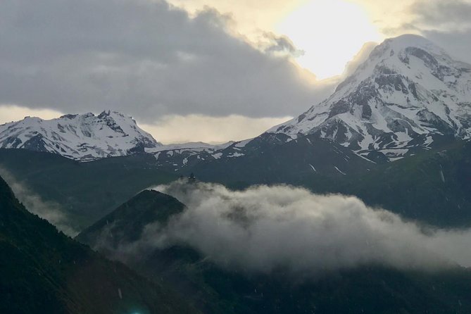 Kazbegi Day Trip (Jinvali, Ananuri, Gudauri, Gergeti church) - Gergeti Trinity Church and the 70 GEL 4x4 transfer