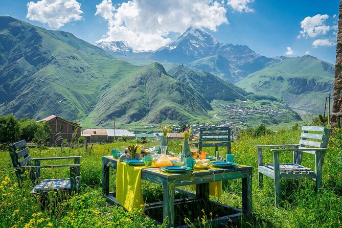 KAZBEGI GUDAURI ANANURI One day group tour From Tbilisi! - Gudauri adds mountain resort scenery and local tasting