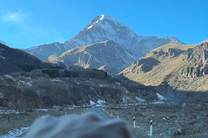 Kazbegi & Gudauri group tour from Tbilisi - The mountain road toward Gergeti Trinity Church