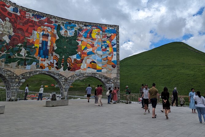 Kazbegi & Gudauri Private Full-Day Tour From Tbilisi - Sno and its unusual carved faces