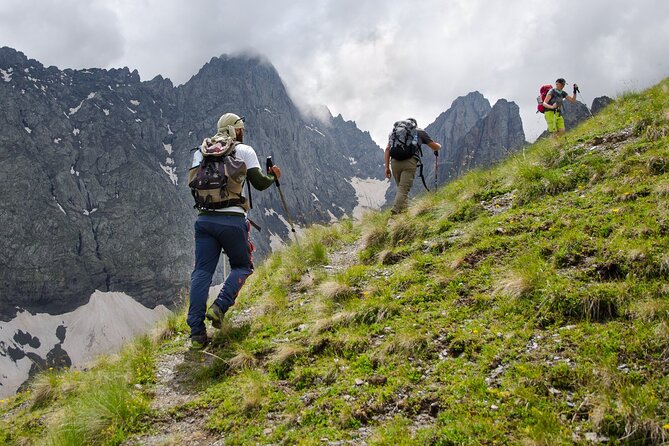 Kazbegi - One Day Trekking Private Tour to Chaukhi Pass 3341 m - Walking beneath the Georgian Dolomites