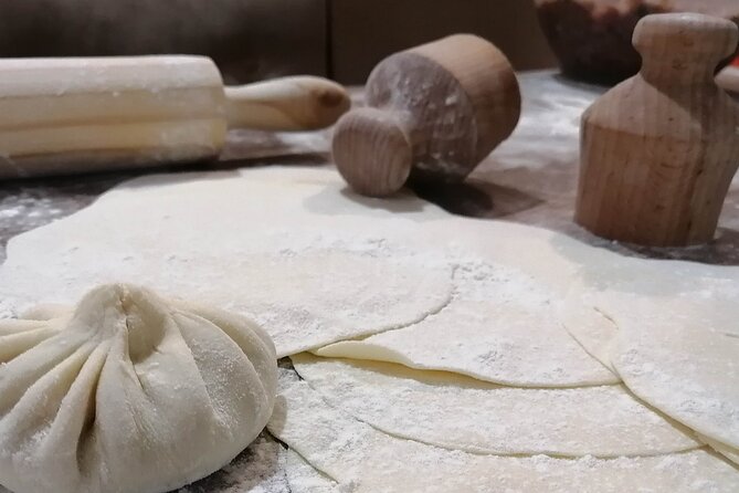 Maia and Nina's Magic Kitchen - Learning to fold khinkali by hand