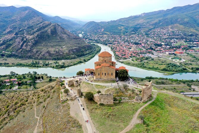 Mtskheta, Gori and Uplistsikhe Day Tour from Tbilisi - Jvari Church and the first wide view