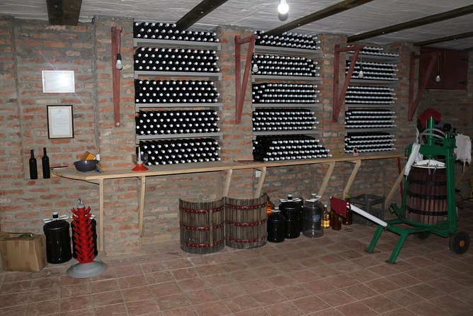Natural Wine Tour to Kartli region, lunch & wine tasting at Andro Barnovi - Lunch in an outdoor hut or beside the fireplace