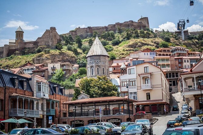 Old Tbilisi Tour: Private Walking Tour With Wine Tasting - Metekhi Cathedral and the final city view