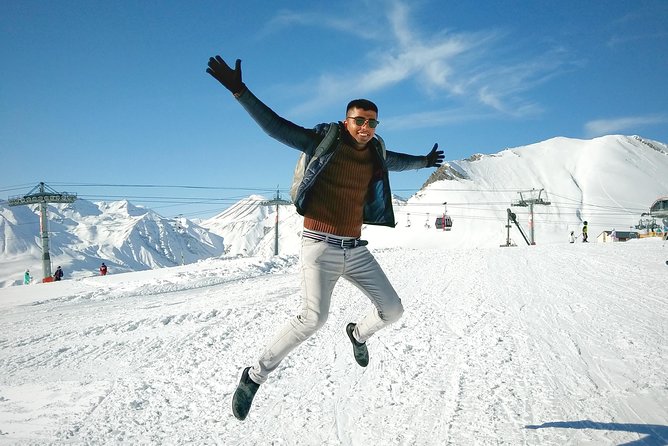 Private Full Day Tour In Kazbegi - Gudauri (Paragliding & Rafting) - Gudauri’s Friendship Monument and optional paragliding