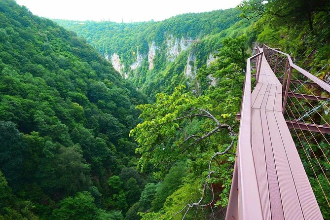 Private Tour To Western Georgia from Tbilisi - Okatse Canyon and Kinchkha Waterfall add the outdoor element