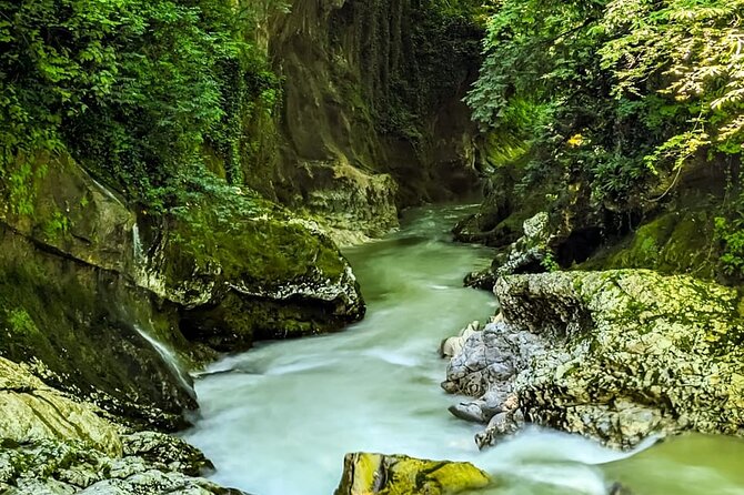 Prometheus Cave & Martvili Canyon Tour from Kutaisi - Prometheus Cave: a long underground walk