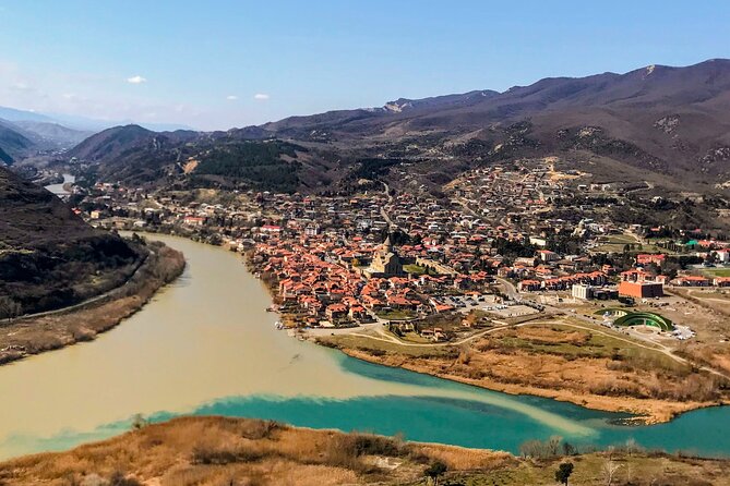 Tbilisi: Sabaduri Forest, Georgian Stonehenge & Bear Sanctuary - The Chronicle of Georgia, a giant monument above the reservoir