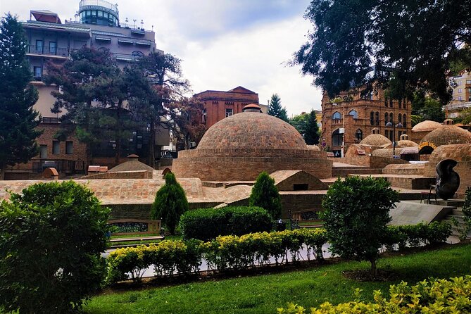 Tbilisi Walking Tour with Cable Car, Wine Tasting & Bread Bite - Riding up to Mother of Kartli