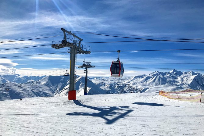 Tour to Kazbegi Ananuri Zhinvali Gudauri Full Day - Gudauri at more than 7,000 feet