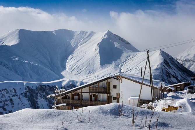 Tour to Kazbegi Ananuri Zhinvali Gudauri Full Day - Mineral springs and unusual rock formations