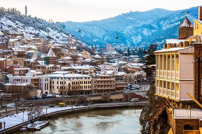 Two Capitals in One Day: Tbilisi and Mtskheta Combo Tour - Narikala, the cable car, and the city views